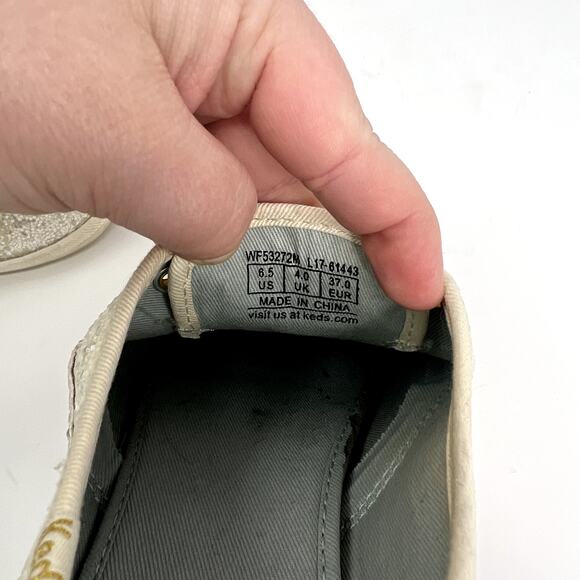 Keds X Kate Spade Women's Champion Glitter Celebration Sneaker - Picture 9 of 9